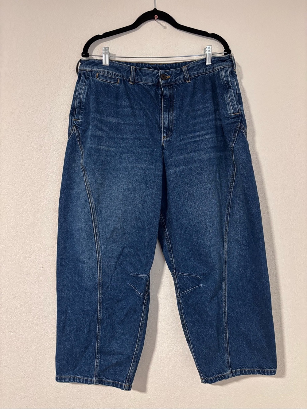 Poetry Women’s Wide Barrel Leg Cotton Jeans Size 14
